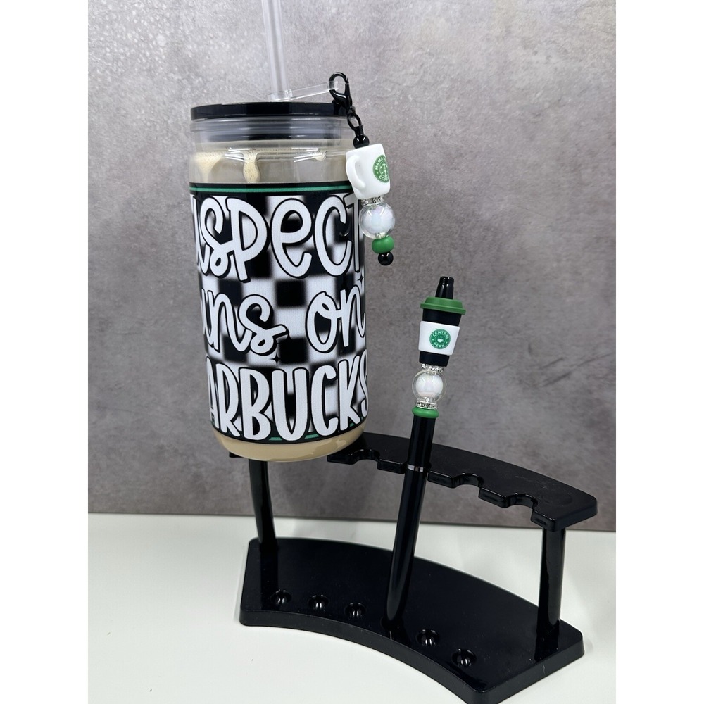 Custom Snow Globe Coffee Snowglobe, Suspect Runs On Starbucks